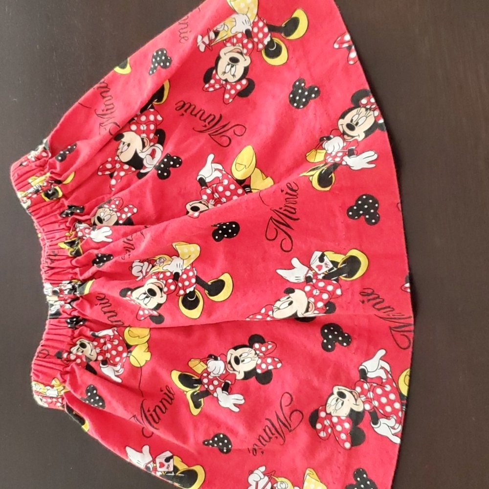 Handmaid Minnie Mouse Kids Skirt 3T